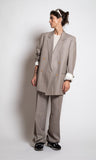 Tailor pinstripe suit