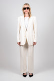 White linen suit