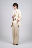 Cream suit