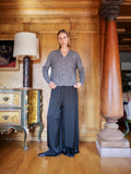 Ice grey silk & cashmere blend cardigan