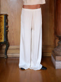 Silk blend pants