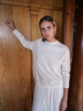 Butter silk & cashmere blend pullover