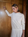 Butter silk & cashmere blend pullover