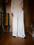 Silk blend pants