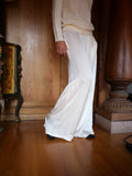 Silk blend pants