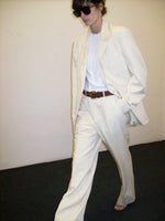 Cream suit