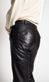 Black leather pants