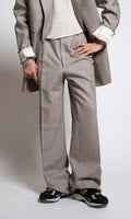 Tailor pinstripe suit